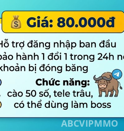 Tele cào 50 số, 📌 Hỗ trợ đăng nhập ban đầu🎁 bảo hành 1 đổi 1 trong 24h nếu tài khoản bị đóng băng
