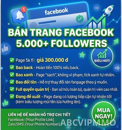 ✅Page Cổ Nhiều Follow