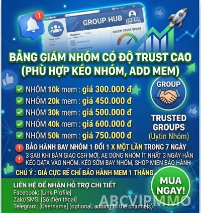 ✅KÊNH VÀ NHÓM TELE CÓ ĐỘ TRUST CAO, PHÙ HỢP KÉO NHÓM, ADD MEM