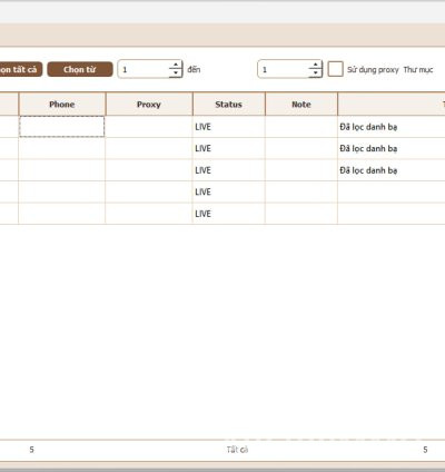 TOOL LỌC DATA | LỌC DANH BẠ 1 SS LỌC 5K SỐ